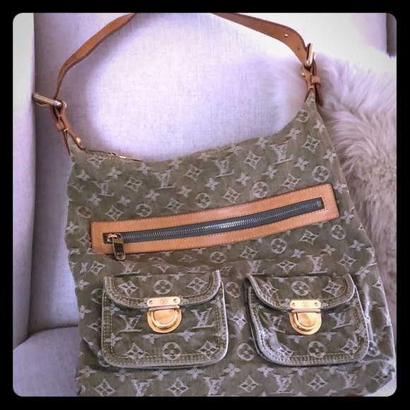Louis Vuitton Handbags - Louis Vuitton Baggy Green Denim Hobo bag